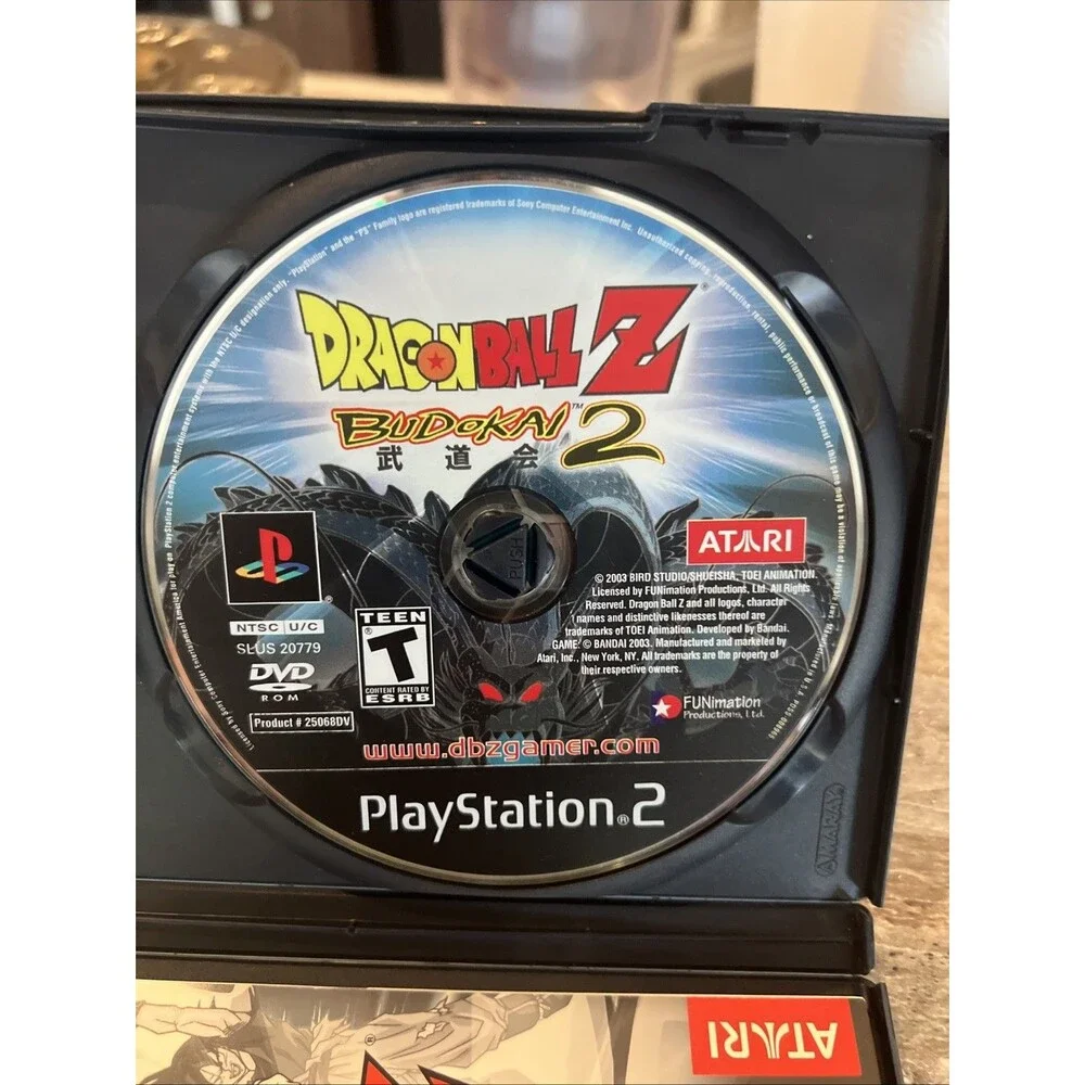 Dragon Ball Z: Budokai 2 (Sony PlayStation 2 PS2, 2003) Complete